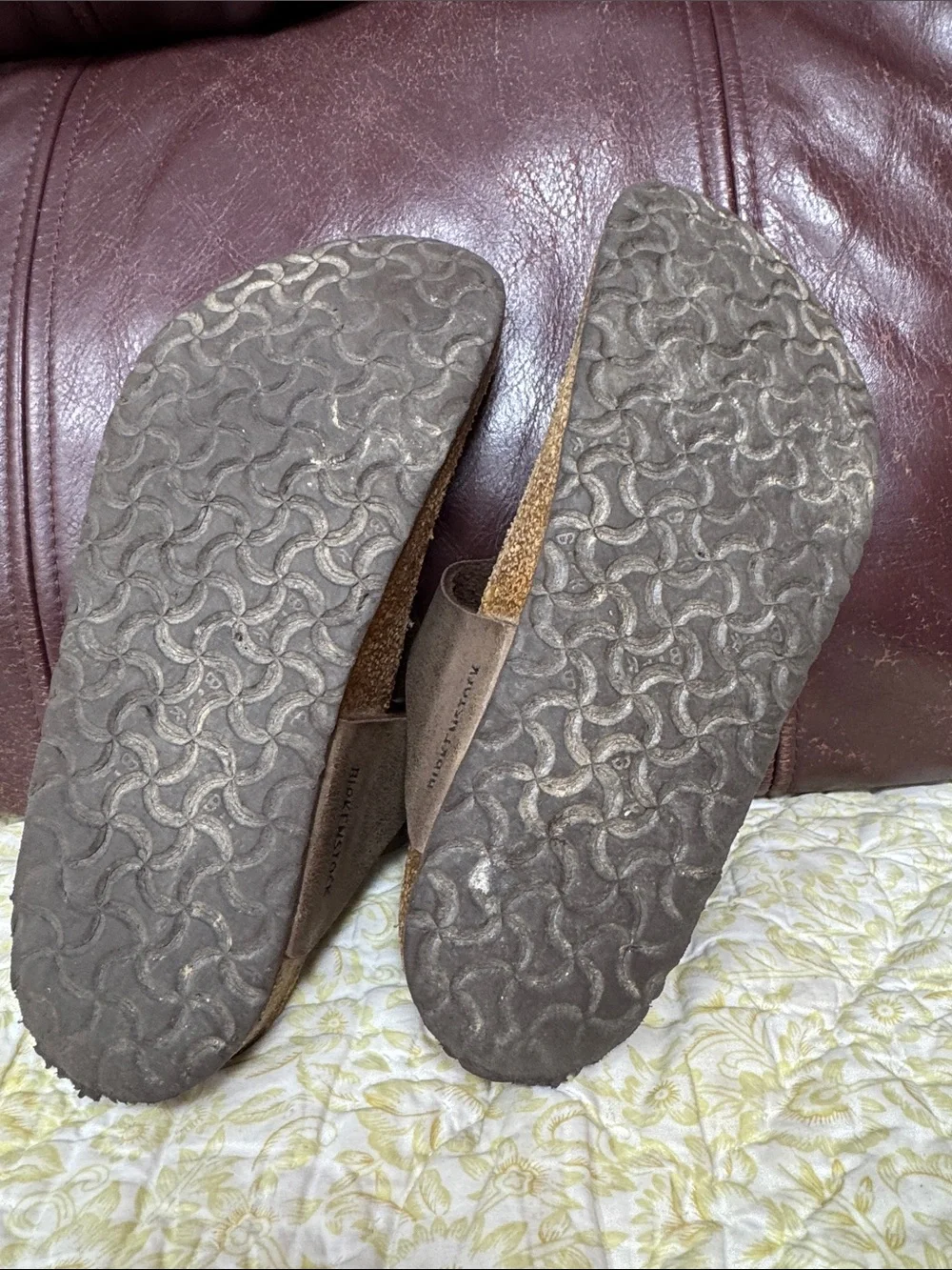 Birkenstock Kids Brown Toe-Post Sandals with Buckle